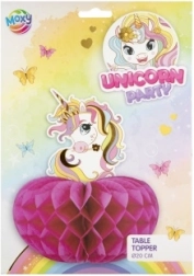 Borddekoration enhjørning 20 cm