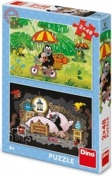 Puslespil DINO MULVAREN – Mulvarens dag 2×48 brikker