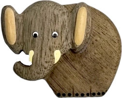 Træmagnet elefant fra siden 2Kids Toys