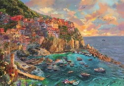 Clementoni puslespil Malet Manarola 2000 brikker