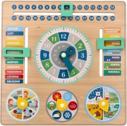 Træbaseret læringskalender - tavle til børn