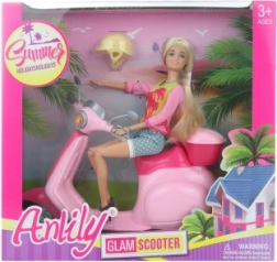 Dukke på motorcykel