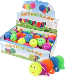 Optrækkelig puffer larve 16 cm