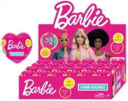 Barbie hjerteformet kapsel – legesæt med ring og armbånd