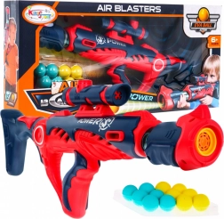 Manuel riffel til børn 6+ Fjedermechanisme + sigte + 12 skumprojektiler