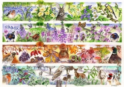 Puzzle TREFL Premium Plus tea time: fire årstider 1000 brikker