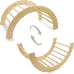 Klatrebue 2-i-1 naturlig til børn