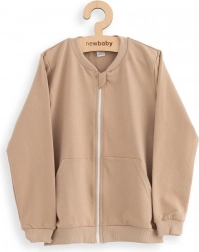 Børne joggingtrøje New Baby Kindergarten brun