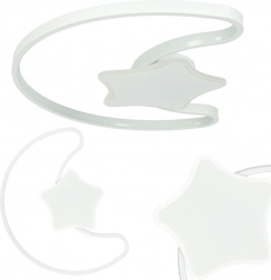 Loftmonteret LED-lampe til børneværelse med fjernbetjening