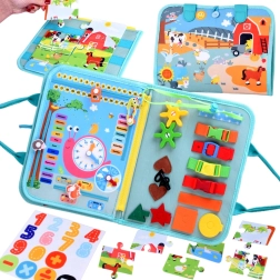 Montessori sansebog med aktiviteter for børn