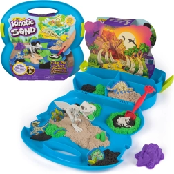 Kinetic Sand T-rex-udgravning i kuffert