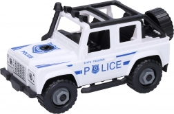 Skrue-samle politijeep 17,5 cm