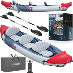 Oppustelig kajak BESTWAY Hydro-Force Rapid X3 til 3 personer med pagajer og pumpe