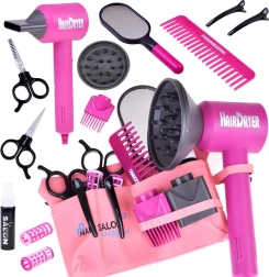 Frisørsæt til små stylister med tilbehør