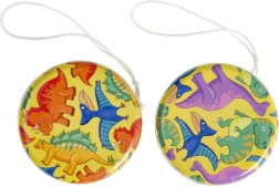 Metal-yo-yo med dinosaurmotiv