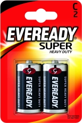 Energizer Eveready Super Heavy Duty batterier C (R14) 1,5 V – 2 stk