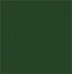 Brixies Plus Grundplade til byggeri mørkegrøn 25,5 x 25,5 cm