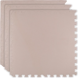 Skumgulv legeunderlag HUMBI 180 × 60 cm, vandtætte store puslespil, 3 stk., lyserød