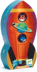 Puslespil Rumraket DJECO - 16 brikker