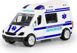 Metal legetøjsambulance Ostrava 7 cm