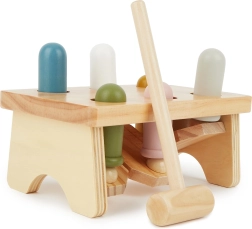 Bieco træbanke med hammer