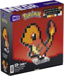 Byggesæt MEGA Pokémon pixel art Charmander 15 cm (349 dele)