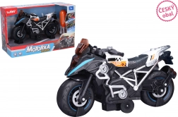 Skruemotorcykel med effekter, hvid 20 cm – tjekkisk pakning