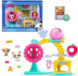 Littlest Pet Shop Sjov fabrik med 2 figurer