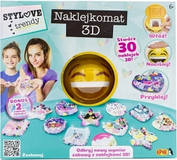 Naklejkomat 3D fra Epee – kreativ klistermærkeproducent
