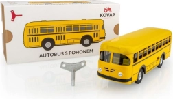 KOVAP blikbus i blik med optræk 1:43, 20 cm - 1 stk.