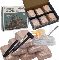 WOOPIE udgravningssæt 6-i-1 dinosaurknogler for den lille arkæolog