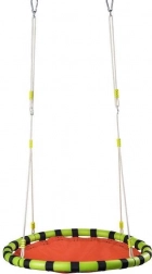 WOODY sammenklappelig gynge-ring, orange, diameter 103 cm