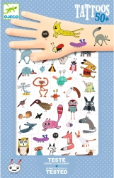 Midlertidige tatoveringer søde små monstre DJECO