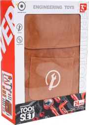 Børneværktøjssæt med skuldertaske, 24 dele