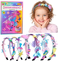 Kreativt DIY-sæt til at lave hårbøjler – havfrue og muslinger