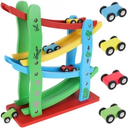 Træ racerbane til biler