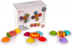 Sæt med sensoriske spinnere med sugekopper til de mindste