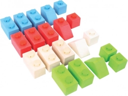 Bigjigs Baby Træbyggesæt Primary Set