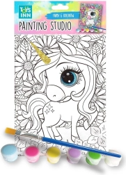 Kreativt malersæt Canvas Unicorn