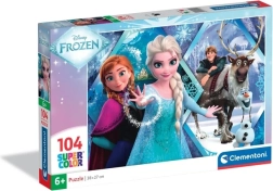 Clementoni puslespil 104 brikker – Disney Frost