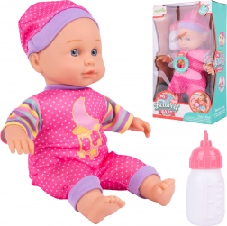 Dukkebaby med sutteflaske