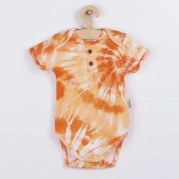 Babybody i bomuld med korte ærmer Nicol Tomi orange