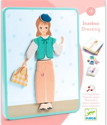 Djeco magnetisk spil Inzebox Påklædning