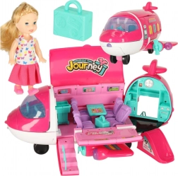 Interaktivt dukke fly 2-i-1 med tilbehør lyserød