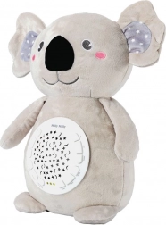 Plysset sovekanin koala med projektor MILLY MALLY