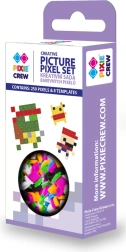 PIXIE CREW kreativt pixelsæt – 250 pixels og 8 skabeloner