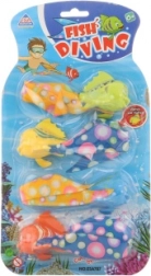 Dykkerfisk til vand – sæt med 4 stk.