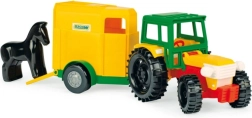 Traktor med hestetrailer Color Cars