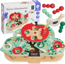 Classic World magnetisk færdighedsleg fang en orm, 16 dele