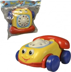 Træktelefon med snor 18 cm